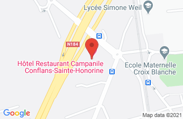 Lieu de stages Hôtel Campanile sur la carte de Conflans-Sainte-Honorine