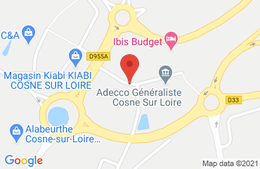 Lieu de stages CENTRE D'AFFAIRE CAMPUS sur la carte de Cosne-Cours-sur-Loire