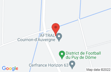 Lieu de stages AFTRAL sur la carte de Cournon-D'Auvergne