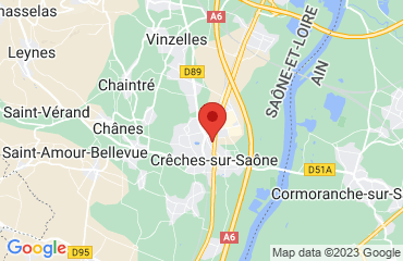 Lieu de stages Hôtel Ibis Mâcon Sud Crêches sur la carte de Crêches-surSaône