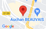 Plan Google Stage recuperation de points Beauvais 60000, 21 Avenue Montaigne