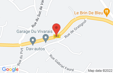 Lieu de stages Hotel LA SIESTA sur la carte de Davézieux