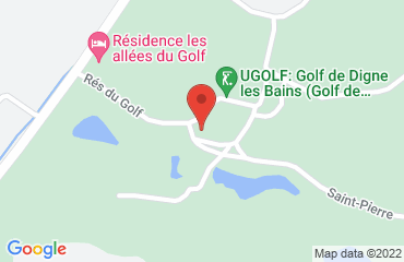 Lieu de stages UGOLF sur la carte de Digne-les-Bains