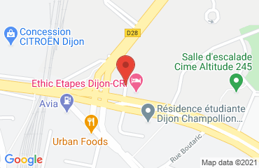 Lieu de stages ETHIC ETAPES DIJON sur la carte de Dijon