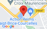 Plan Google Stage recuperation de points Saint-Brice-Courcelles 51370, Rue Bernex