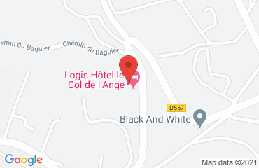 Lieu de stages LE COL DE L'ANGE sur la carte de Draguignan