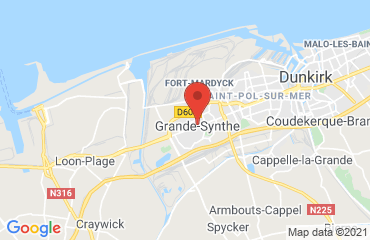 Lieu de stages AFTRAL sur la carte de Dunkerque