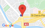 Plan Google Stage recuperation de points Saint-Denis 93200, 01 Place De La Port De Paris