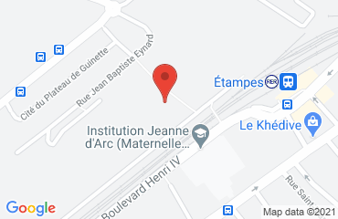 Lieu de stages LA Terrasse1Soir sur la carte de Étampes