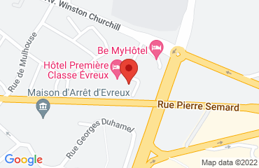 Lieu de stages KYRIAD DIRECT sur la carte de Évreux