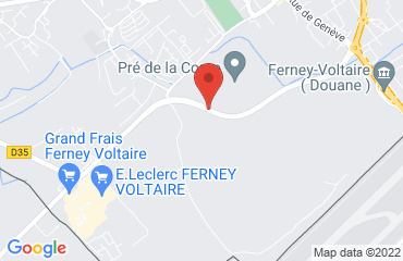 Lieu de stages NOVOTEL GENEVE AEROPORT sur la carte de Ferney-Voltaire