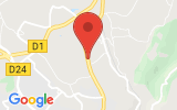 Plan Google Stage recuperation de points Villefranche-de-Rouergue 12200, Route haute de Farrou