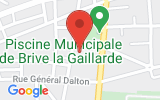 Plan Google Stage recuperation de points Brive-la-Gaillarde 19100, 32 Rue Clément Ader
