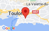 Plan Google Stage recuperation de points Toulon 83000, 