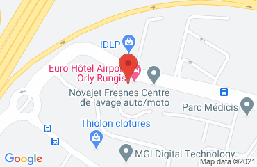 Lieu de stages Euro Hôtel Orly Rungis sur la carte de Fresnes