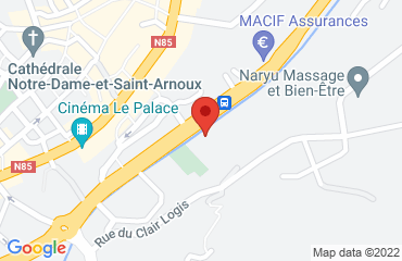 Lieu de stages FJT GAP sur la carte de Gap