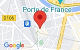 Plan Google Stage recuperation de points Grenoble 38000, 6 Place de la gare