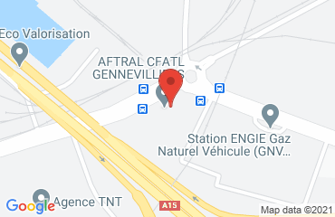 Lieu de stages AFTRAL GENNEVILLIERS sur la carte de Gennevilliers