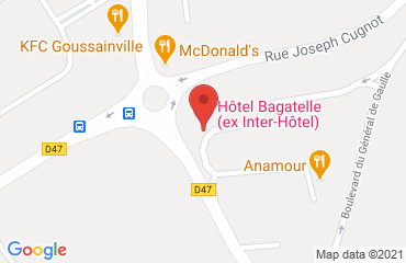 Lieu de stages Interhotel Bagatelle sur la carte de Goussainville