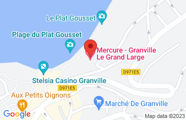 Lieu de stages Mercure Granville  sur la carte de Granville