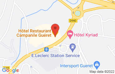 Lieu de stages HOTEL CAMPANILE sur la carte de Guéret