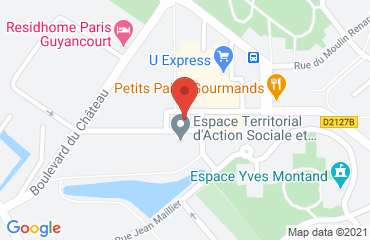 Lieu de stages AIS CONDUITE sur la carte de Guyancourt