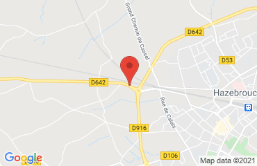 Lieu de stages Bowling Des Flandres  HAZEBROUCK sur la carte de Hazebrouck