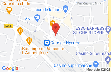 Lieu de stages IBIS STYLES ROOFTOP sur la carte de Hyères