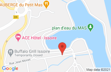 Lieu de stages LE CLOS DU GRAND MAS sur la carte de Issoire