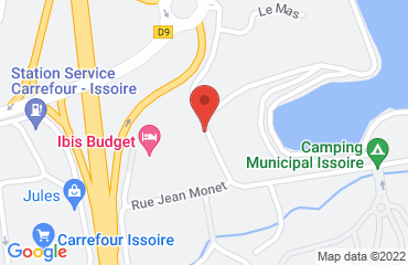 Lieu de stages LE CLOS DU GRAND MAS sur la carte de Issoire