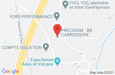 Lieu de stages EVOL'YSS / AGGLO PAYS D'ISSOIRE sur la carte de Issoire