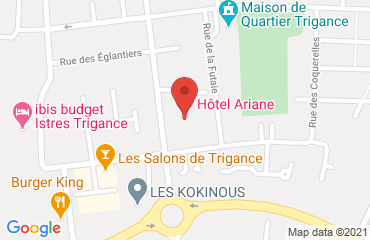 Lieu de stages ARIANE sur la carte de Istres