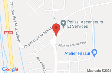 Lieu de stages HOTEL IBIS sur la carte de Istres