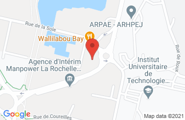 Lieu de stages actionspermis17 sur la carte de La Rochelle