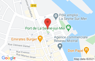 Lieu de stages Auto Ecole Sport sur la carte de La Seyne-sur-Mer