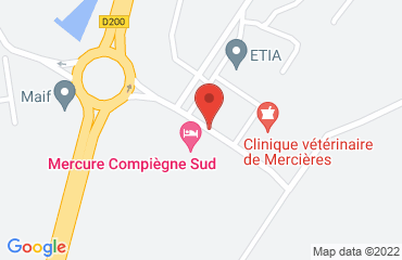 Lieu de stages MERCURE COMPIEGNE SUD sur la carte de Lacroix-Saint-Ouen
