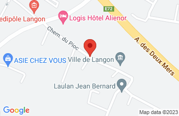 Lieu de stages Hôtel Alienor sur la carte de Langon