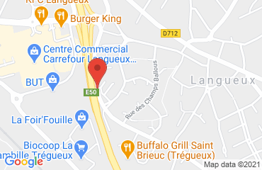 Lieu de stages BRIT HOTEL (ancien LA POMME D'OR) sur la carte de Langueux
