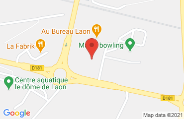 Lieu de stages KYRIAD DIRECT sur la carte de Laon