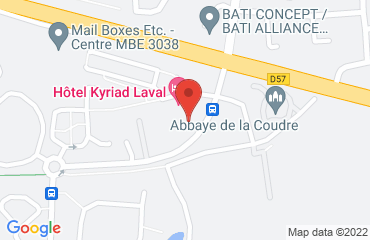 Lieu de stages HOTEL KYRIAD sur la carte de Laval