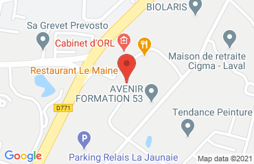 Lieu de stages RESTAURANT LE MAINE sur la carte de Laval