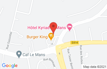 Lieu de stages CAMPANILE sur la carte de Le Mans