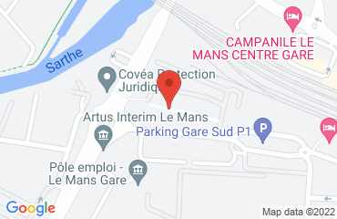 Lieu de stages SARL ACTIROUTE sur la carte de Le Mans