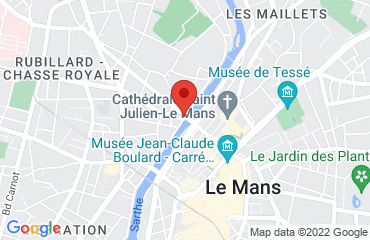 Lieu de stages Hôtel Ibis Le Mans Centre sur la carte de Le Mans