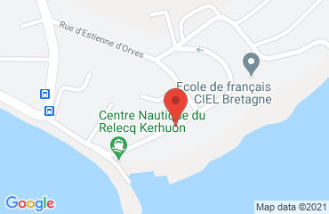 Lieu de stages CIEL Bretagne. Centre de Formation de la CCI de Brest. sur la carte de Le Relecq-Kerhuon