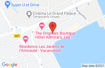 Lieu de stages Admiral'S Hotel sur la carte de Les Sables-d'Olonne