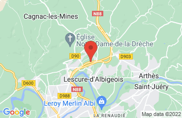 Lieu de stages AFTRAL sur la carte de Lescure-d'Albigeois