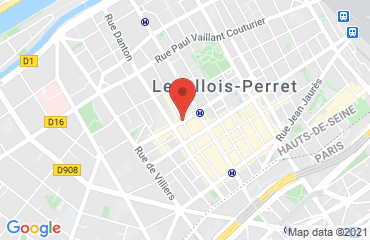 Lieu de stages CAMPANILE LEVALLOIS sur la carte de Levallois-Perret