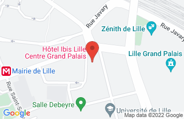 Lieu de stages IBIS LILLE CENTRE GRAND PALAIS sur la carte de Lille