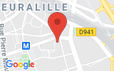 Plan Google Stage recuperation de points Lille 59000, 1-3 Rue des Moulins de Garance